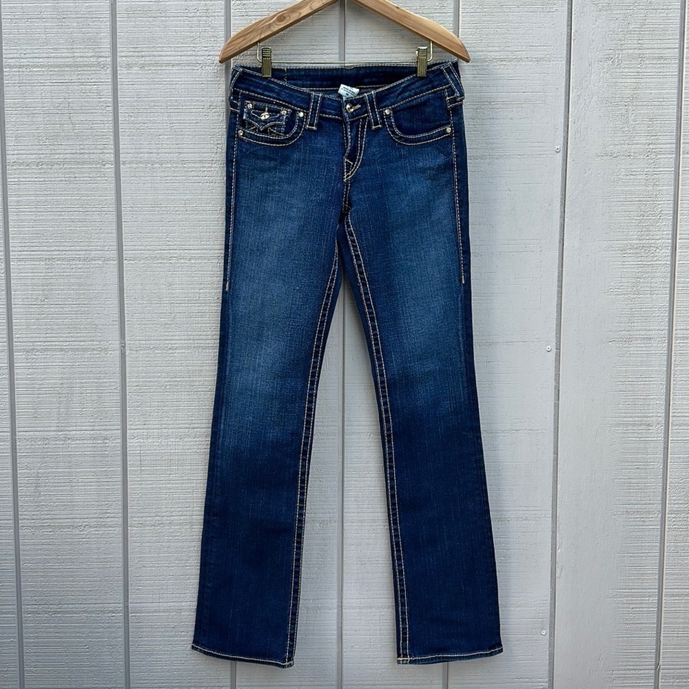 True RELIGION BRAND JEANS Disco Billy Big T Jeans - Crystal